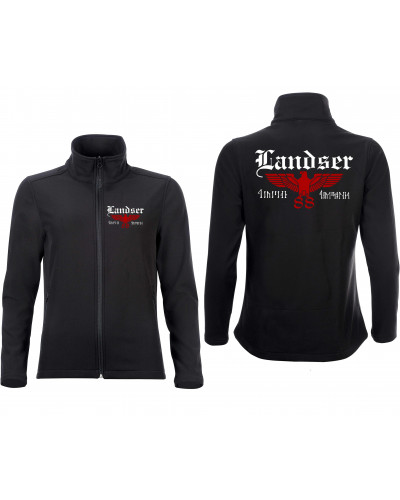 Bestickte Damen Softshell Jacke "2 Lagen" (Landser, Adler 88)