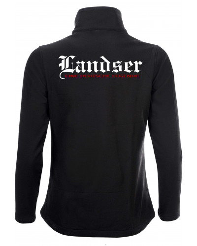 Bestickte Damen Softshell Jacke "2 Lagen" (Landser, eine deutsche legende)