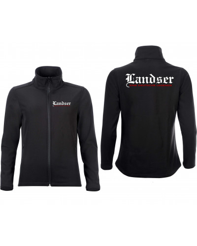 Bestickte Damen Softshell Jacke "2 Lagen" (Landser, eine deutsche legende)