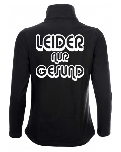 Bestickte Damen Softshell Jacke "2 Lagen" (Leider nur Gesund)