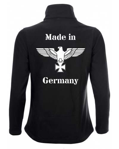 Bestickte Damen Softshell Jacke "2 Lagen" (Made in Germany)