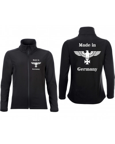 Bestickte Damen Softshell Jacke "2 Lagen" (Made in Germany)