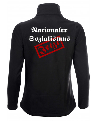 Bestickte Damen Softshell Jacke "2 Lagen" (Nationaler Sozialismus jetzt)
