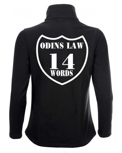 Bestickte Damen Softshell Jacke "2 Lagen" (Odins law)