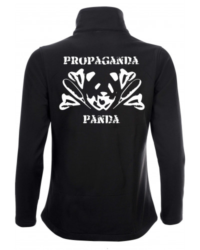 Bestickte Damen Softshell Jacke "2 Lagen" (Propaganda Panda)
