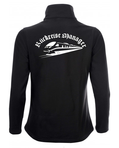 Bestickte Damen Softshell Jacke "2 Lagen" (Rückreisemanager)