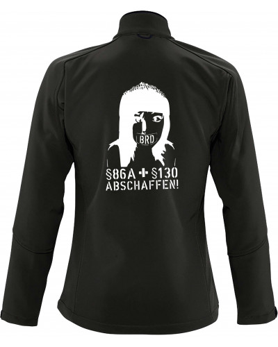 Bestickte Damen Softshell Jacke "3 Lagen" (86A und 130 abschaffen)