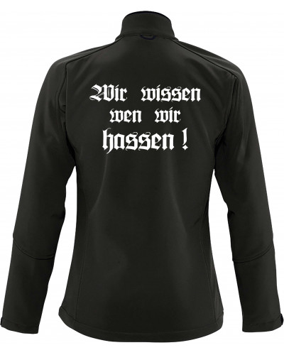 Bestickte Damen Softshell Jacke "3 Lagen" (Berserker)
