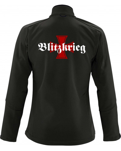 Bestickte Damen Softshell Jacke "3 Lagen" (Blitzkrieg)