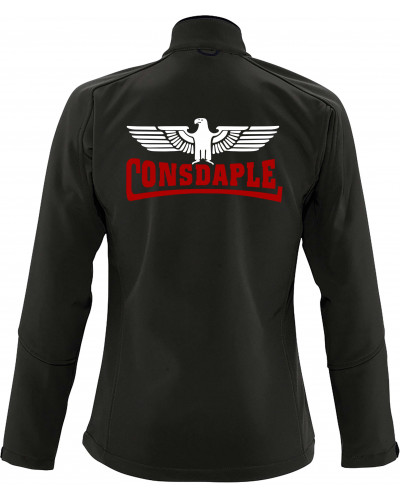 Bestickte Damen Softshell Jacke "3 Lagen" (Consdaple mit Adler)