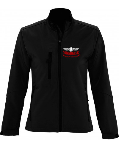 Bestickte Damen Softshell Jacke "3 Lagen" (Consdaple, Adler made in Germany)