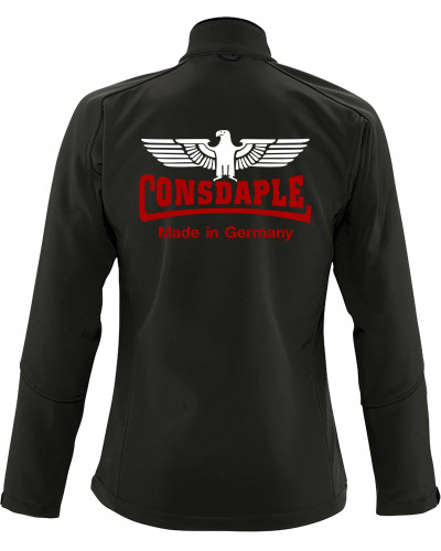 Bestickte Damen Softshell Jacke "3 Lagen" (Consdaple, Adler made in Germany)