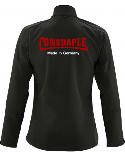 Bestickte Damen Softshell Jacke "3 Lagen" (Consdaple, made in Germany)