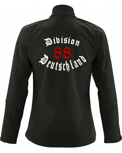 Bestickte Damen Softshell Jacke "3 Lagen" (Division 88 Deutschland)
