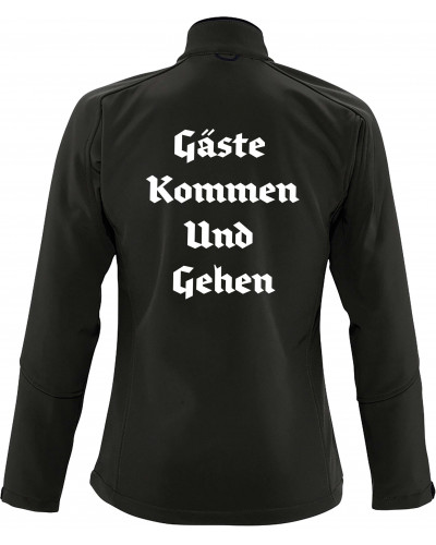 Bestickte Damen Softshell Jacke "3 Lagen" (Gute Heimreise)