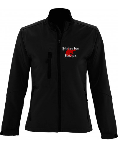 Bestickte Damen Softshell Jacke "3 Lagen" (Kinder des Reiches)