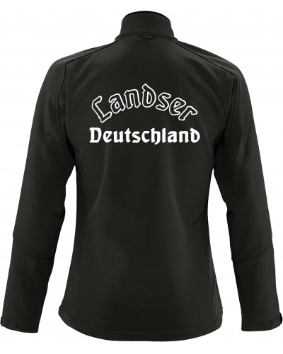 Bestickte Damen Softshell Jacke "3 Lagen" (Landser Deutschland)