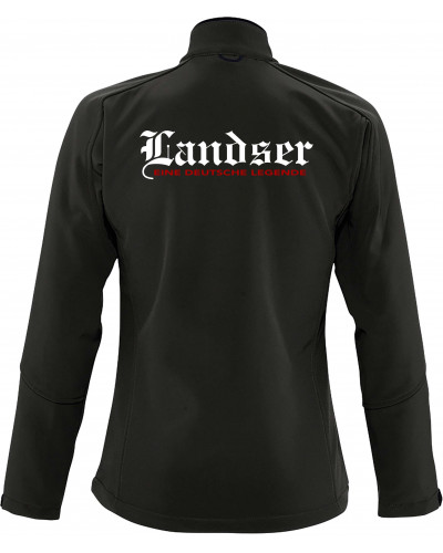 Bestickte Damen Softshell Jacke "3 Lagen" (Landser, eine deutsche legende)