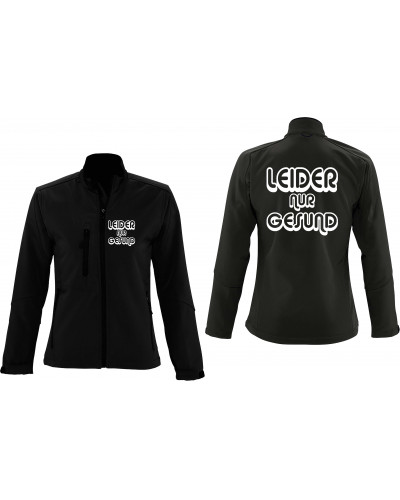 Bestickte Damen Softshell Jacke "3 Lagen" (Leider nur Gesund)