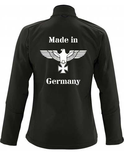 Bestickte Damen Softshell Jacke "3 Lagen" (Made in Germany)