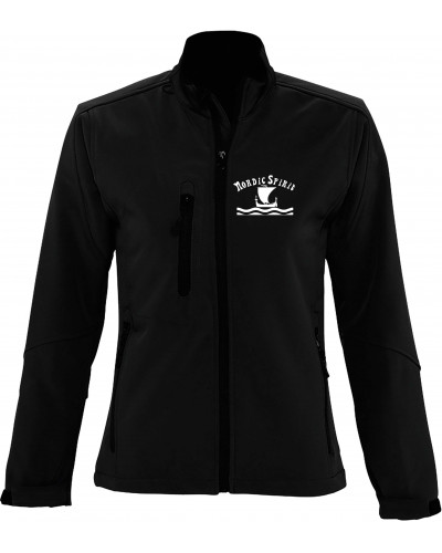 Bestickte Damen Softshell Jacke "3 Lagen" (Nordic Spirit)