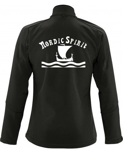 Bestickte Damen Softshell Jacke "3 Lagen" (Nordic Spirit)
