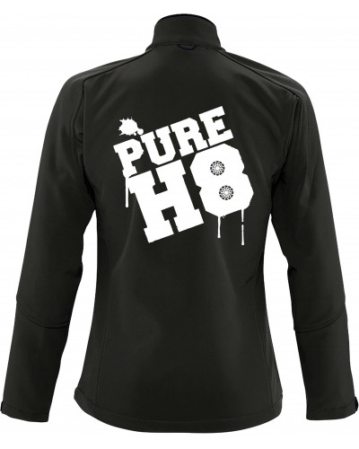 Bestickte Damen Softshell Jacke "3 Lagen" (Pure H8)