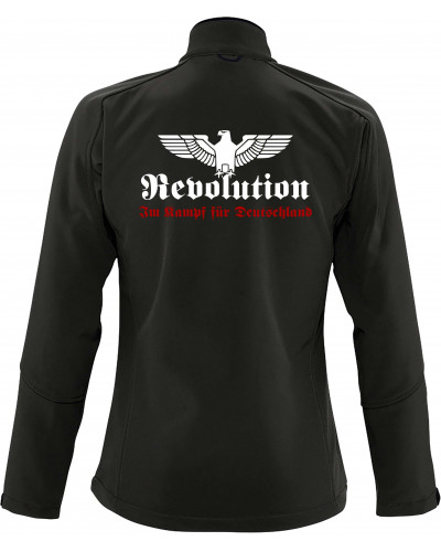 Bestickte Damen Softshell Jacke "3 Lagen" (Revolution Deutschland)