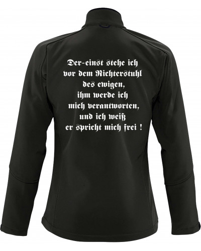 Bestickte Damen Softshell Jacke "3 Lagen" (Rudolf Hess)