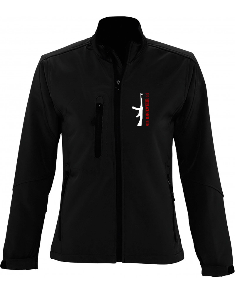 Bestickte Damen Softshell Jacke "3 Lagen" (Sturmgewehr 44)