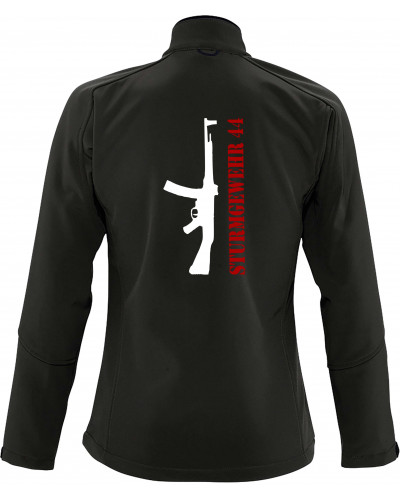 Bestickte Damen Softshell Jacke "3 Lagen" (Sturmgewehr 44)