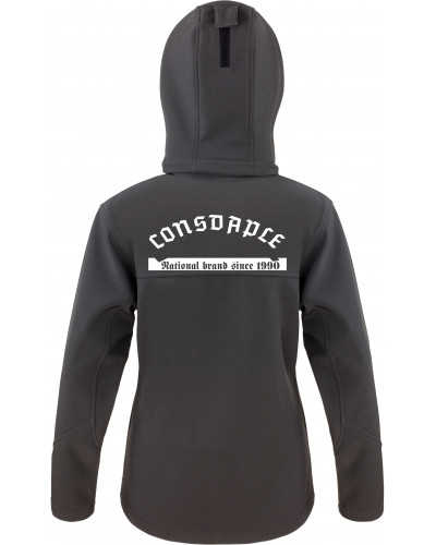Bestickte Damen Softshell Kapuzenjacke (Consdaple, national brand)
