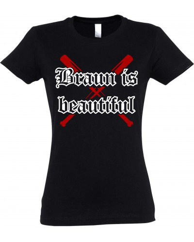 Damen T-Shirt (Braun is beautiful)