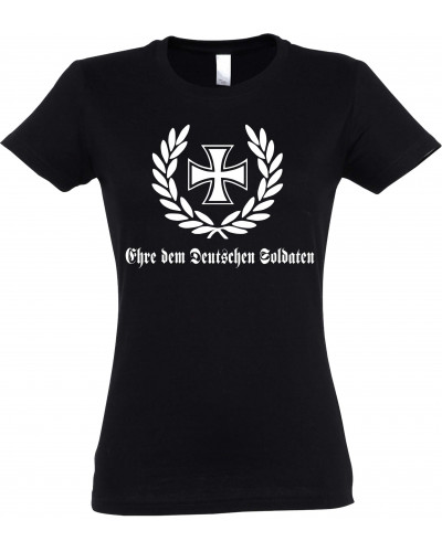 Damen T-Shirt (Ehre dem Deutschen Soldaten)
