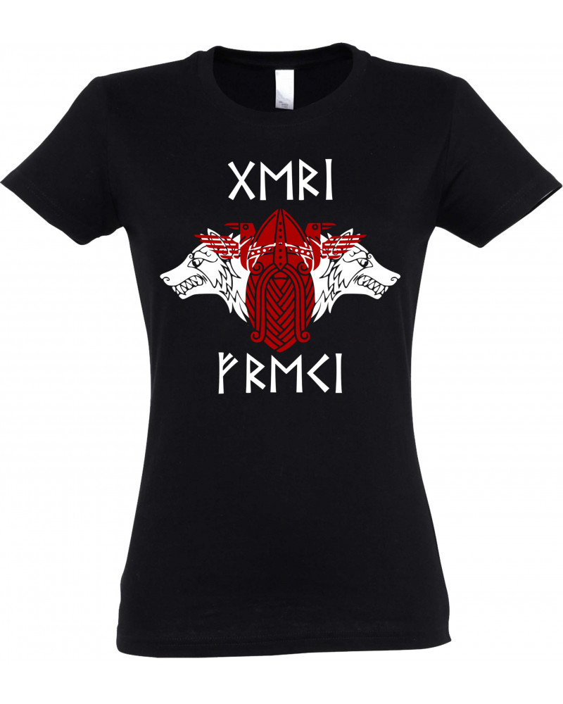 Damen T-Shirt (Geri und Freki)