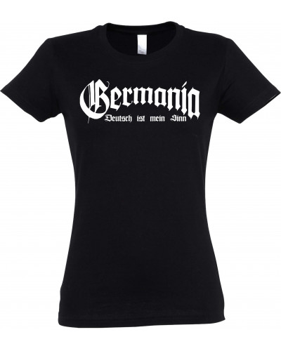 Damen T-Shirt (Germania, Deutsch ist mein Sinn)