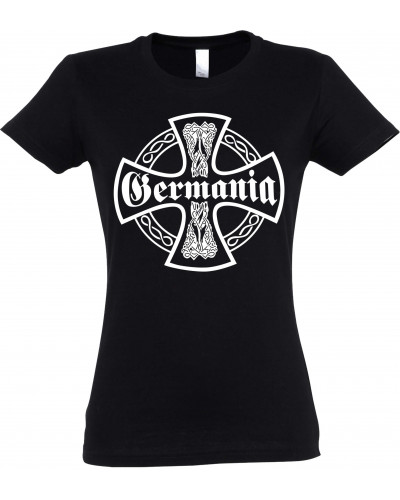 Damen T-Shirt (Germania, Kreuz)