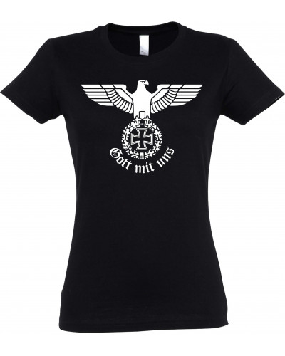Damen T-Shirt (Gott mit uns)