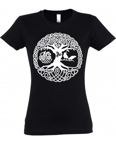 Damen T-Shirt (Lebensbaum)