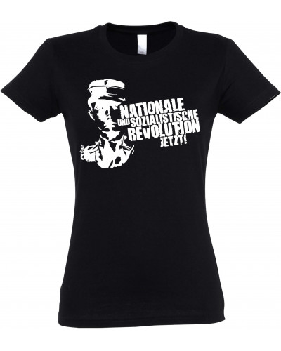 Damen T-Shirt (Nationale und sozialistische Revolution jetzt)