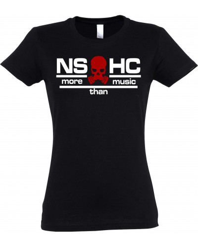 Damen T-Shirt (NS HC, more than music)