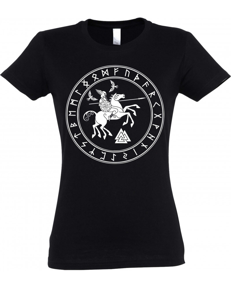 Damen T-Shirt (Odin und Sleipnir)