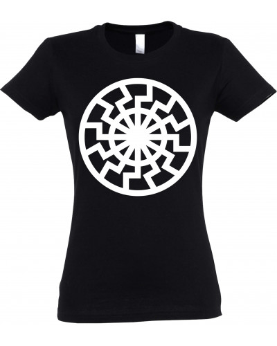 Damen T-Shirt (Schwarze Sonne)