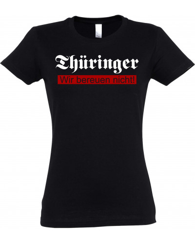 Damen T-Shirt (Thüringer, wir bereuen nicht)