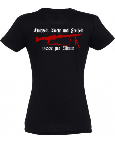 Damen T-Shirt (Mg42 Einigkeit, Recht und Freiheit)