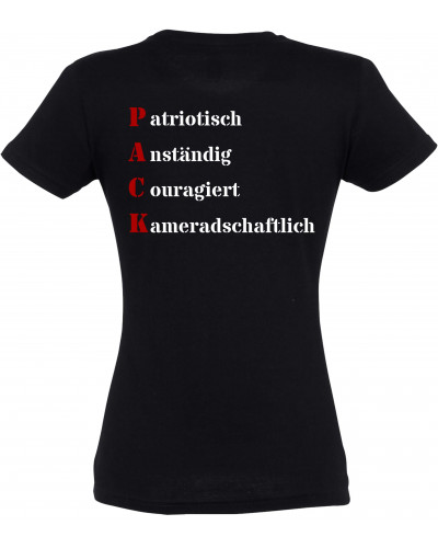 Damen T-Shirt (Wir sind das Pack)