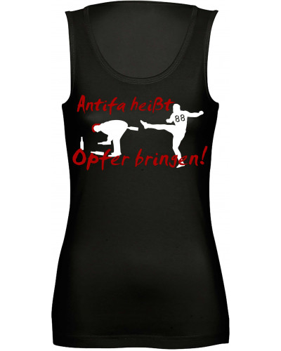 Damen Top "Freya" (Antifa heißt Opfer bringen)