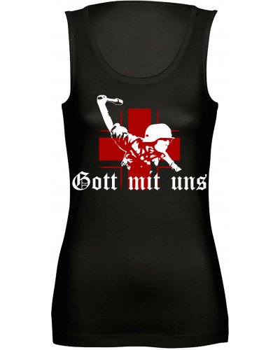 Damen Top "Freya" (Gott mit uns, Soldat)