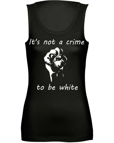 Damen Top "Freya" (Its not a crime to be white)