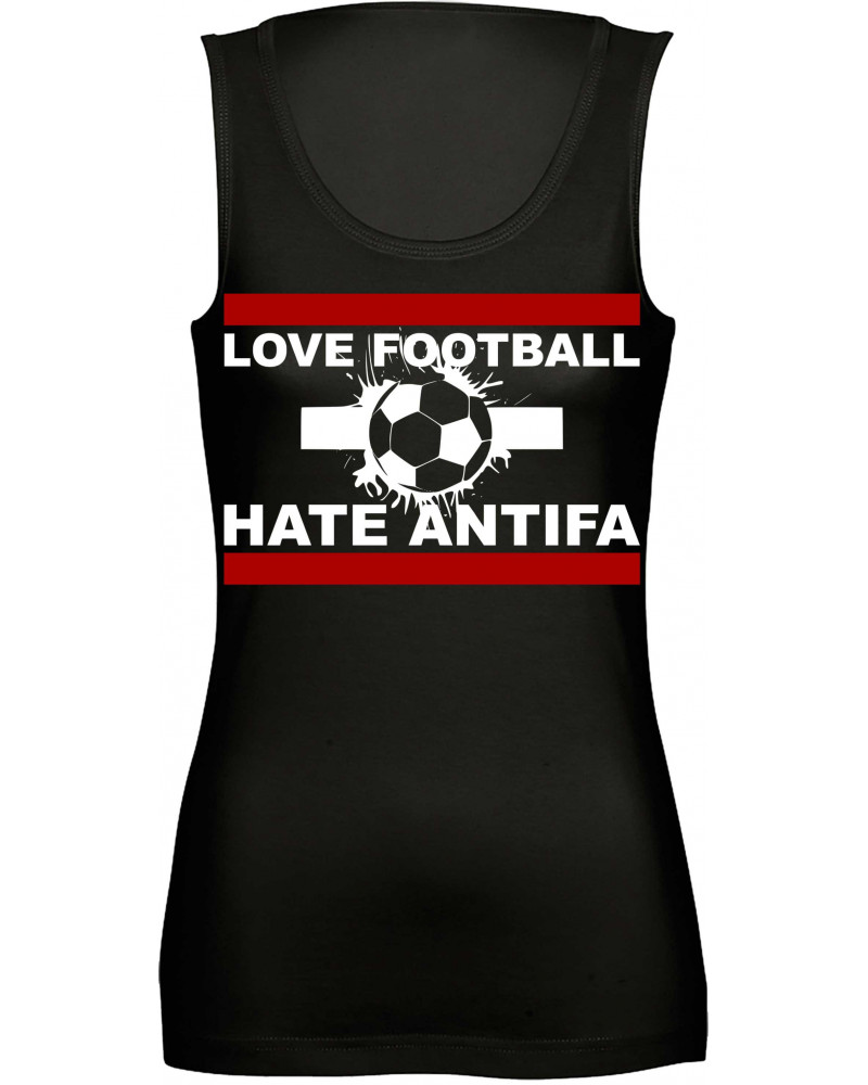 Damen Top "Freya" (Love Football hate Antifa)